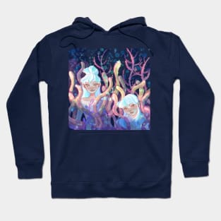 Mermaids in the coral Hoodie